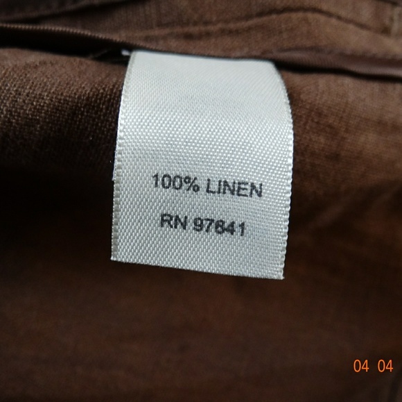 J. Jill Brown Linen Button Jacket - Picture 7 of 7